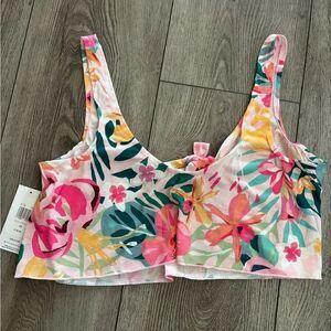 Hurley woman’s floral crop top